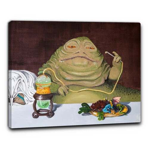 Nerdart quadro jabba bacco - quadro, in