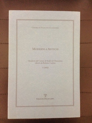 Libro moderni antichi - libro,