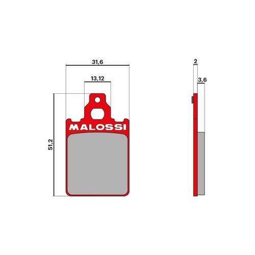 Pastiglie freno malossi brake - freno,