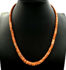 Collana corallo mediterraneo cerasuolo chiusura oro 18k antica primi 900 Italia