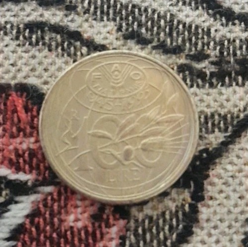 100 lire anno 1995 fao - 100,