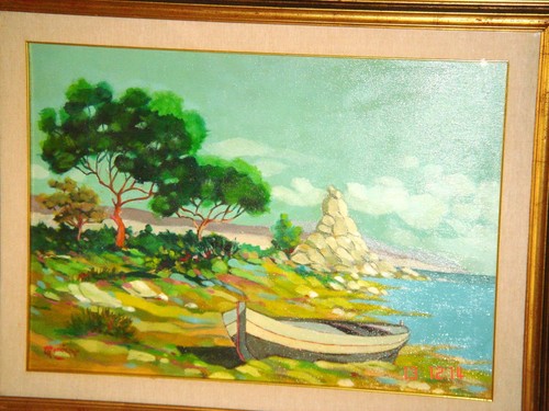 Pittore sardo grande quadro - pittore,
