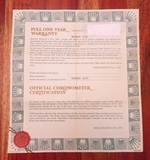 Rolex Garanzia Originale al