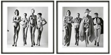 Helmut Newton, 'Sie Kommen', nudo e vestito, stampe d'arte