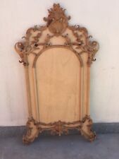 Specchiera In Legno Di Tiglio Intagliata Anni 50