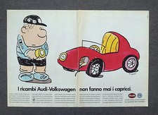 G725 - Advertising Pubblicità - 1988 - AUDI WOLKSWAGEN RICAMBI