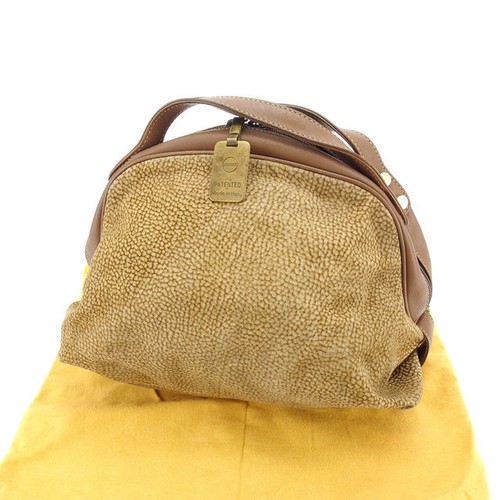 Borbonese handbag beige - borbonese,
