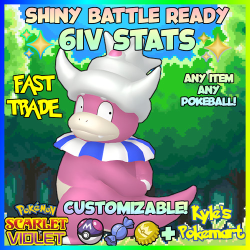 6iv shiny slowking - shiny,