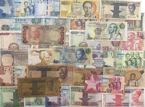 Banconote cedi ghanese stile - banconote,