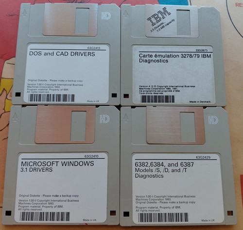 Disquettes 5 microsoft - disquettes, 3.5