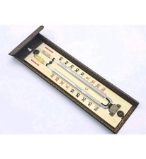 TERMOMETRO DA PARETE-TEMPERATURA MINIMA/MAXIMA-DESIGN MADE IN ITALY-VINTAGE