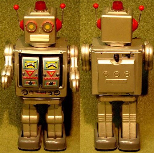 Grande robot giocattolo - grande,