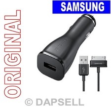 Samsung Caricabatterie Originale Auto Eca-p10c Galaxy Tab 7.0 Plus P6200 Nuovo