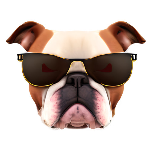 Adesivi auto bulldog inglese - auto,