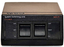 QED MA19 COMMUTATORE PER DIFFUSORI E SORGENTI AD ES. TV E AMPLIFICATORE STEREO