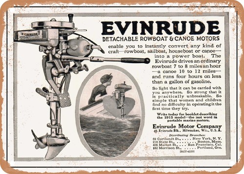 Insegna metallo 1915 - in,