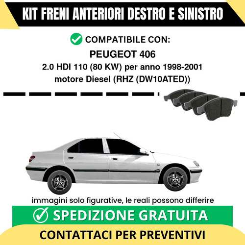 Pastiglie freno anteriori per - freno,