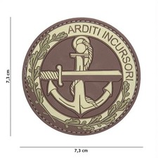 Patch 3D PVC Arditi Incursori