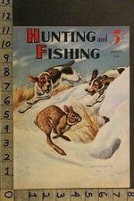 1941HUNTINIG RABBIT BEAGLE DOG