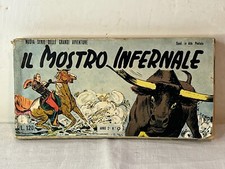 Ed. La rosa dei venti  1953 Il Mostro Infernale originale striscia fumetto