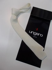 CRAVATTA  IN  MAGLIA FIRMATA