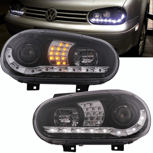 Kit fari led neri - neri, per