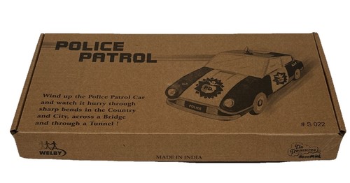 Tin treasures police patrol - tin,