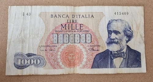 Rara mille 1000 lire - 1000, giuseppe