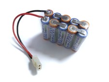 Batteria per batterie Wedico 12V Pansonic tipo 2700 NiMH con AMP modellismo confezione da 10