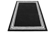 Tappeto Border Harper Nero