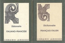 DIZIONARIO ITALIANO FRANCESE Larousse 1986 LIBRO D'ARTISTA Geos Commodore 64