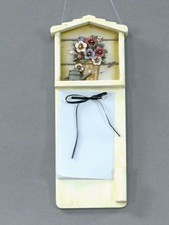 PORTAMEMO CREMA CON VASO DI