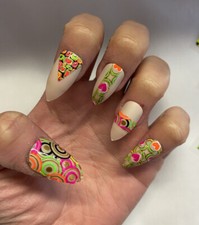 Confezione 12 Fogli Nail Art