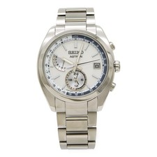 Seiko Astron GPS Orologio Solare Uomo Titanio Argento Quadrante 42mm Usato...