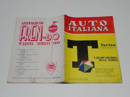 Auto italiana del - 14, 1952