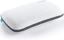 NOFFA Cuscino Duro per Dormire, Cuscino Alto 11 Cm Memory Foam Che Non Affonda, 
