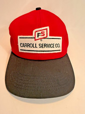 Cappellino rosso snapback FS - Carroll Service Company - Illinois
