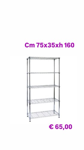 Libreria scaffale cromato - , 5