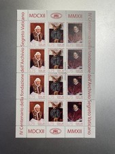 2012 Vaticano Foglietto da 12