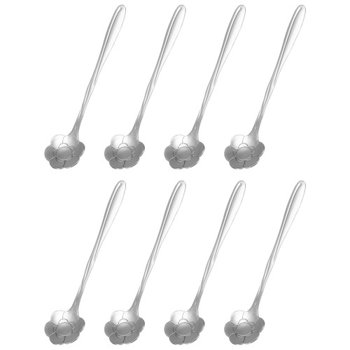 8pcs cucchiaio fiori - 8pcs,