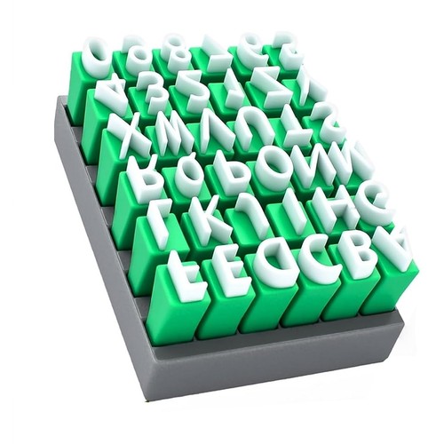 Timbri argilla lettere - timbri,