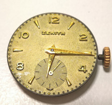 RARE VINTAGE ZENITH STELLINA  QUADRANTE + MOVIMENTO CAL 88.8 + HANDS SET