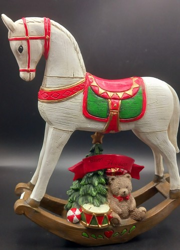 Cavallo dondolo con doni - a,