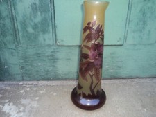 vase galle  pate de verre 