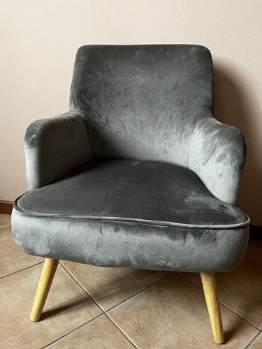 Poltrona velluto - in,