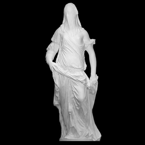 Statua scultura donna velata - statua,