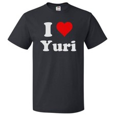 I Love Yuri T shirt I Heart