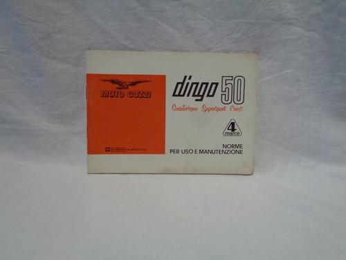 Moto guzzi dingo libretto - guzzi,