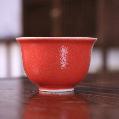 Tazza tè smaltata rosso - tè,