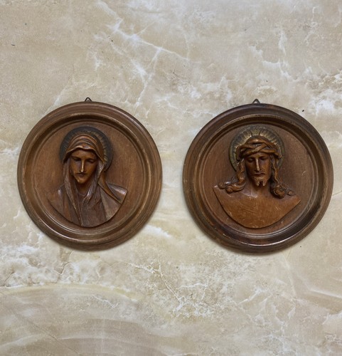 Tondi con volto della madonna - con,